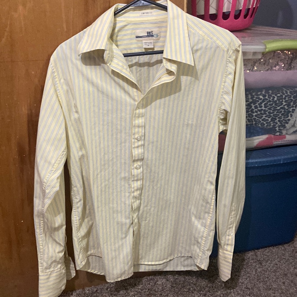 Mens long sleeve button down
